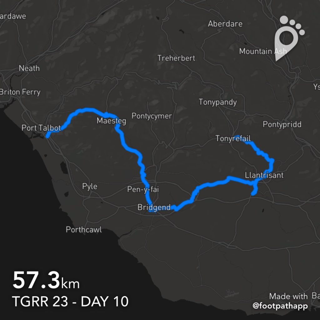 TGRR 2023 - Day 10 - Route Map