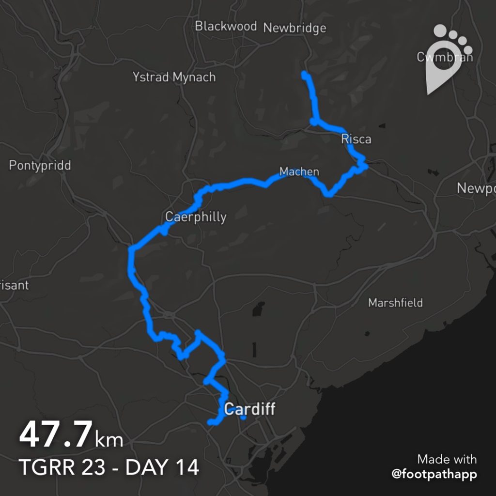 TGRR 2023 - Day 14 - Route Map