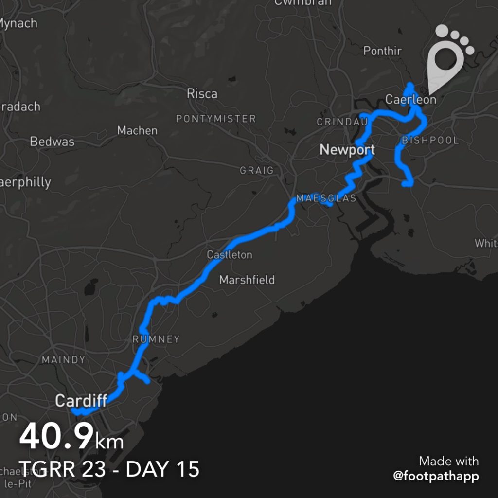 TGRR 2023 - Day 15 - Route Map