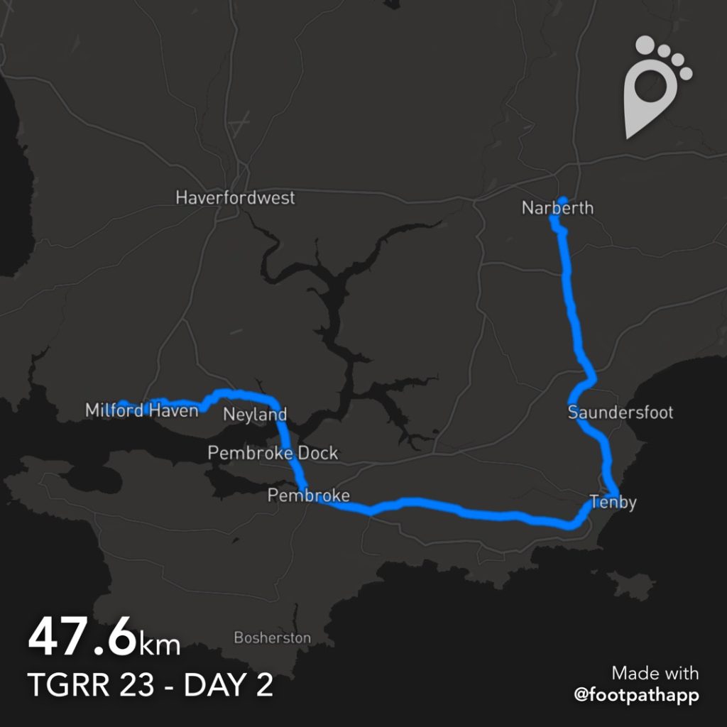 TGRR 2023 - Day 2 - Route Map