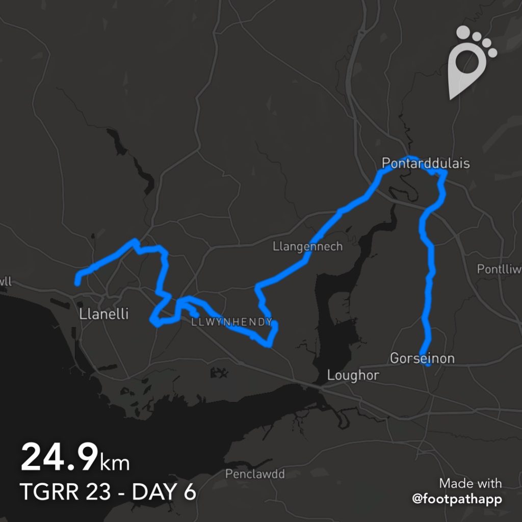 TGRR 2023 - Day 6 - Route Map