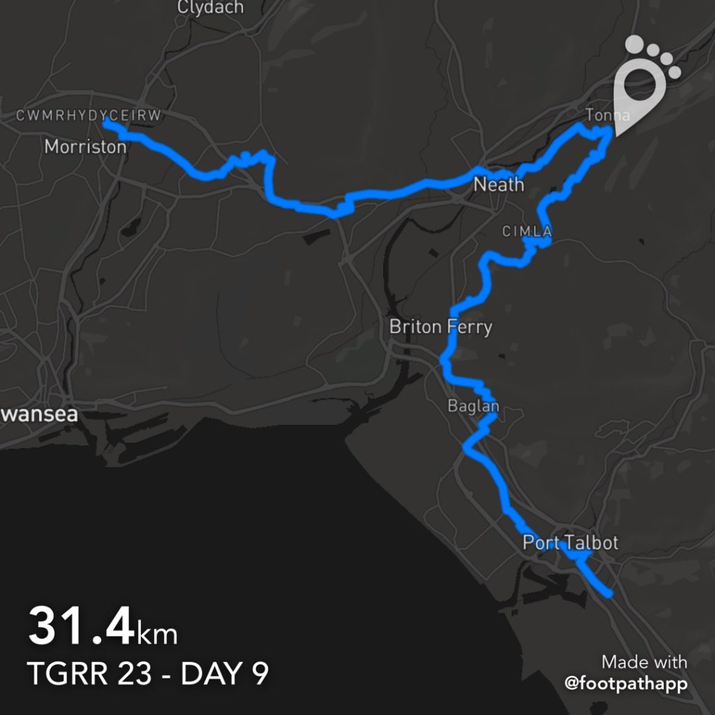TGRR 2023 - Day 9 - Route Map