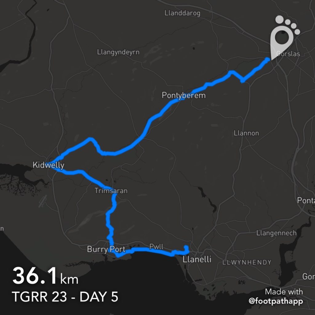 TGRR 2023 - Day 5 - Route Map